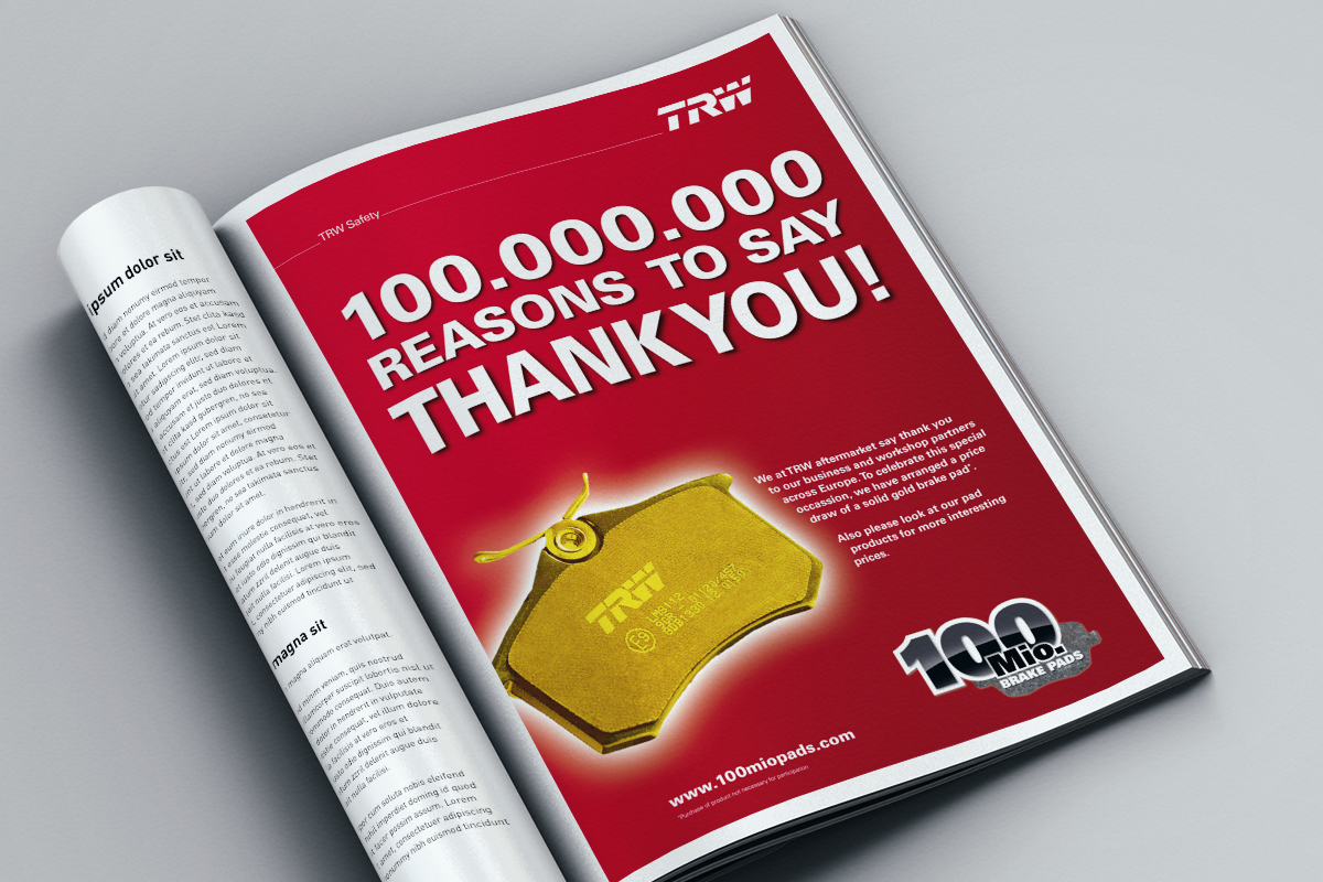 Echo Zeitschrift 2008 - TRW Anzeige