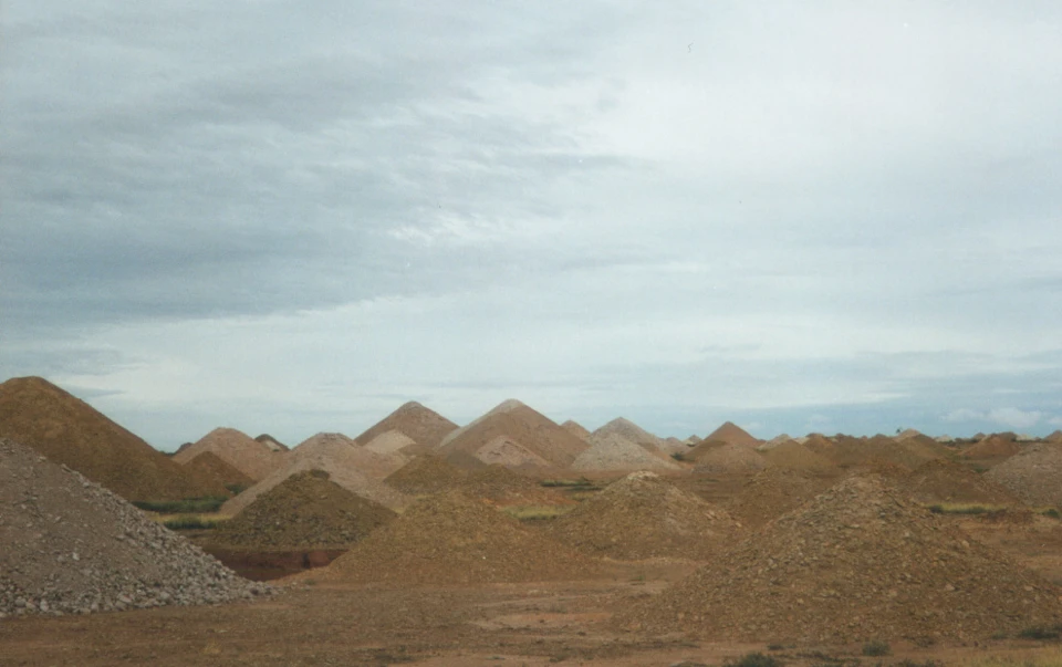 Australien 1998 - 33-coober-pedy-hugellandschaft