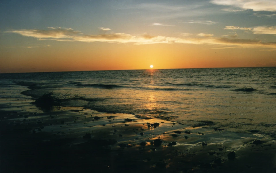 Australien 1998 - 98-darwin-beach-sonnenuntergang