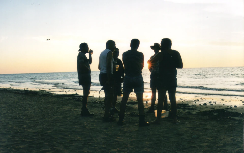 Australien 1998 - 96-darwin-beach-abschied